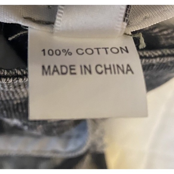 KGYA Unisex XS Raw Edge Oversized Distressed Camo Cargo Pants Unisex Men Moto - Picture 8 of 11